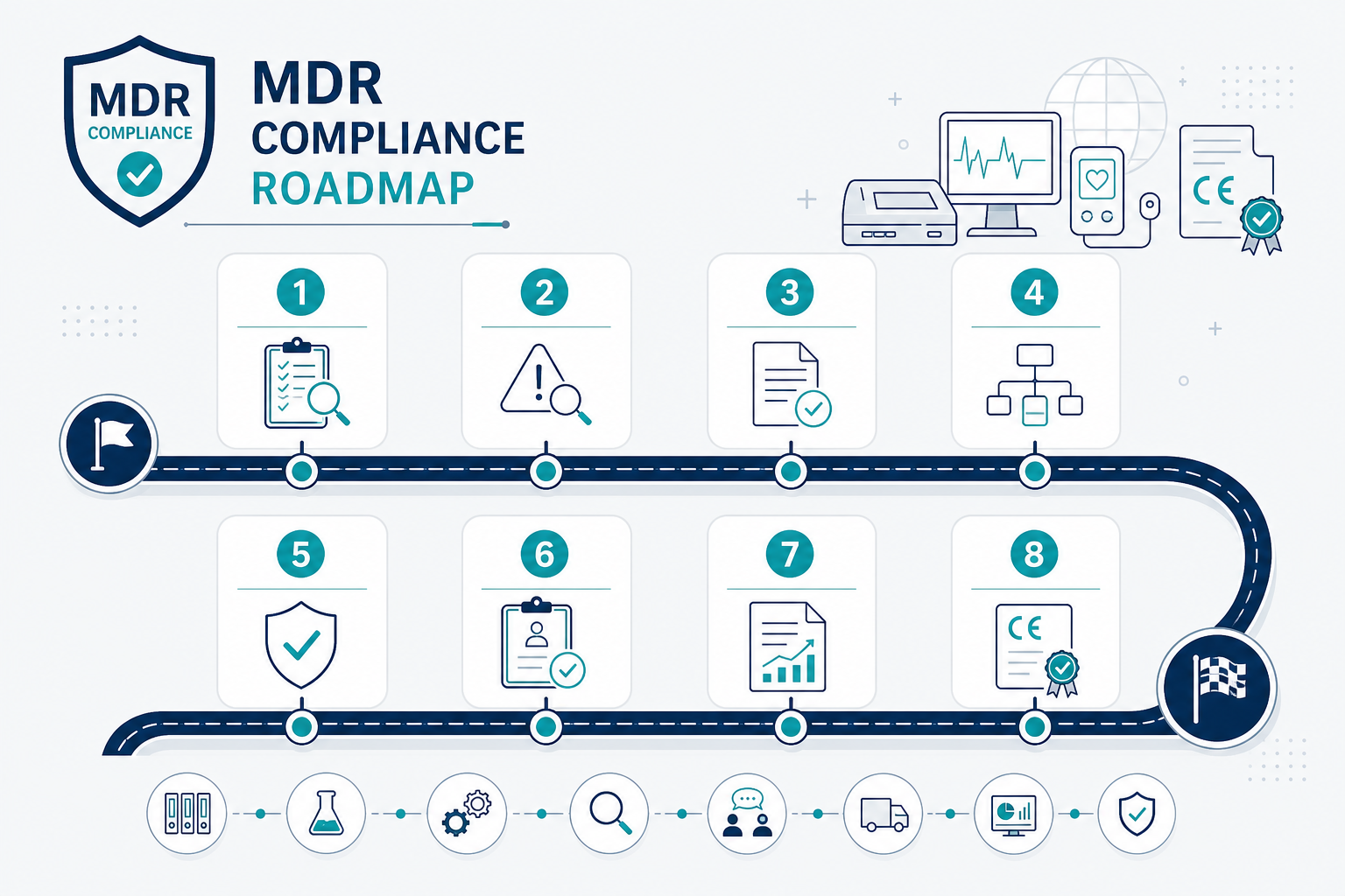 8 step MDR compliance roadmap
