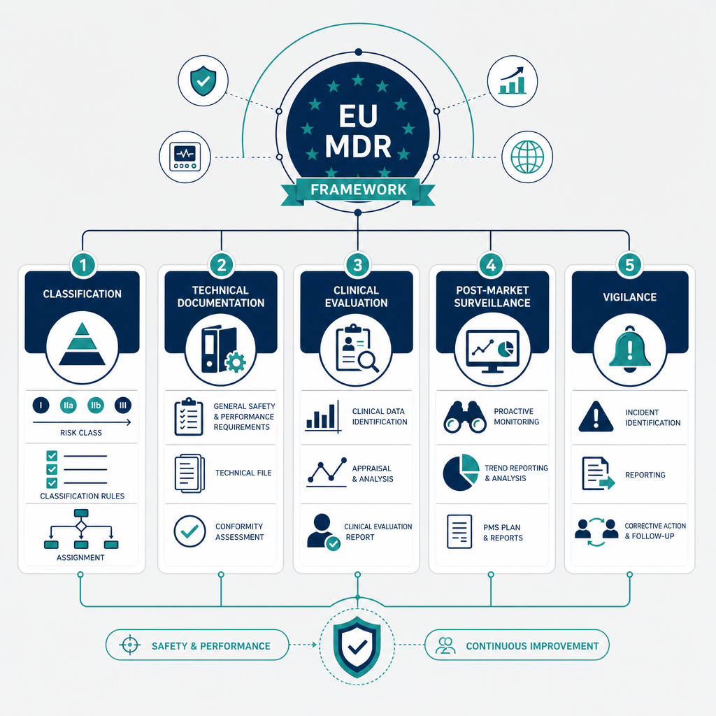 The five pillars of the EU MDR